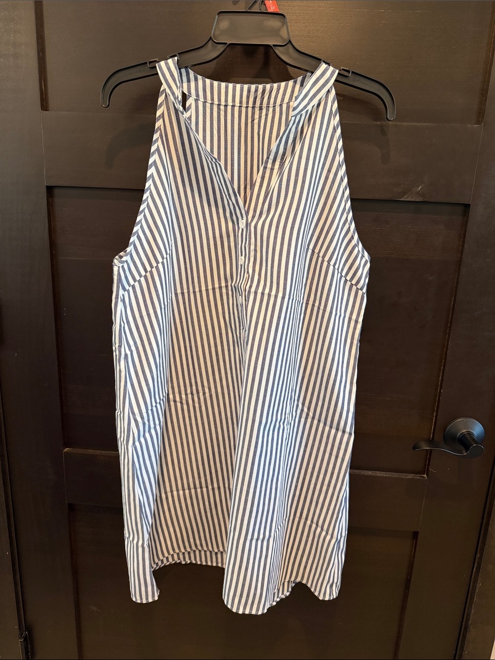 Cupshe Blue and White Striped Mini Dress - Picture 1 of 5
